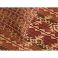 thumbnail image 4 of Ambesonne Mexican Quilted Bedspread Set 3 Pcs, Aztec Culture Ornament, King Size, Pale Orange Brown, 4 of 5