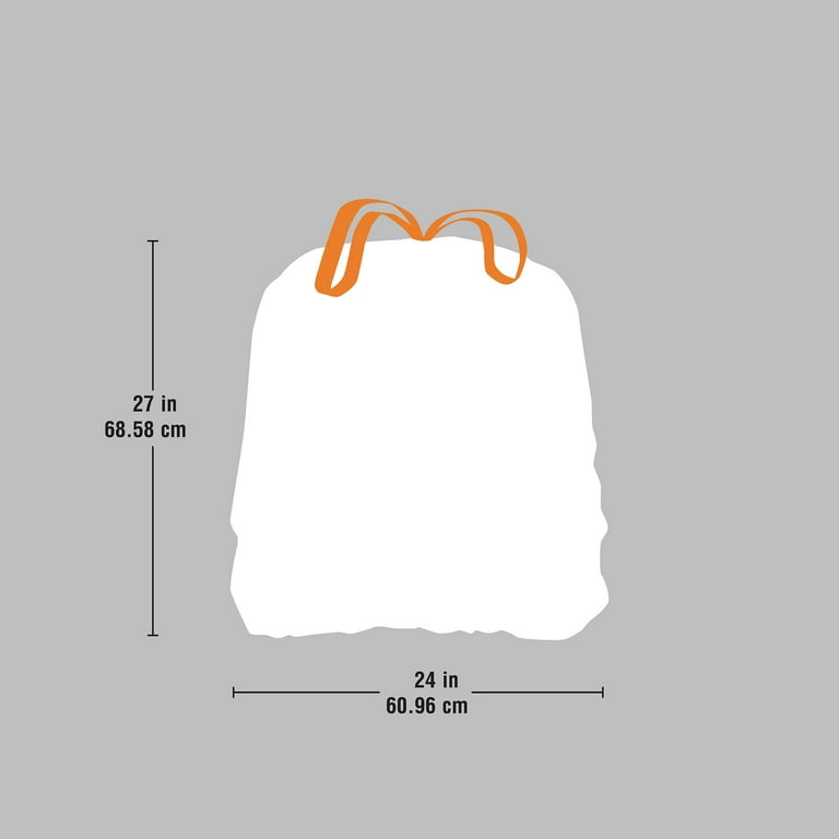 Husky Drawstring Flex Garbage Bags, 13 Gallon, 45 Count