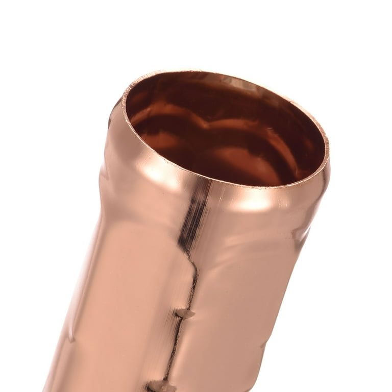 10 Pack Candle Shape Socket Covers - E14 Chandelier Sleeves, 25x80mm, Gold Bronze Iron, For DIY Lighting