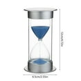 thumbnail image 3 of YOHAVEN Hourglass Sand Timer Decorative Desk Ornament 5-Minute Fluorescent Sand Glass Tabletop Gift Office Kitchen Bathroom Home Party Decor, 3 of 6
