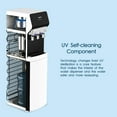 thumbnail image 5 of VECYS 3 or 5 Gallon Bottom Loading Water Dispenser for Hot, Room and Cold Water with Child Safety Lock, UV Self-cleaning Compressor Water Cooler Built-in 304 Stainless Steel Reserviors and Nightlight, 5 of 7