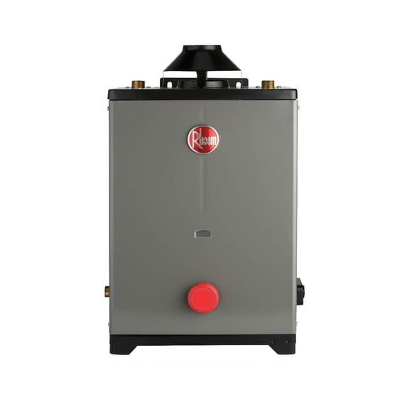 Calentador de Agua de Paso One 8 Litros por Min Gas LP 1 Servicio Rheem 600090006