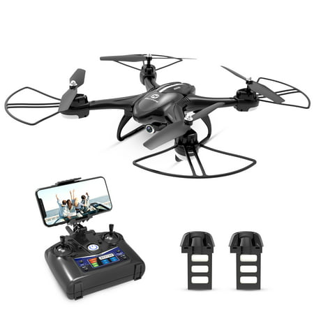 Holy Stone HS200D FPV RC Drone with Camera and Video Quadcopter for Kids & Beginners RTF RC Helicopter with Altitude Hold 3D Flips Heldless Mode 2 Batteries Color (Best Remote Helicopter For Beginners)