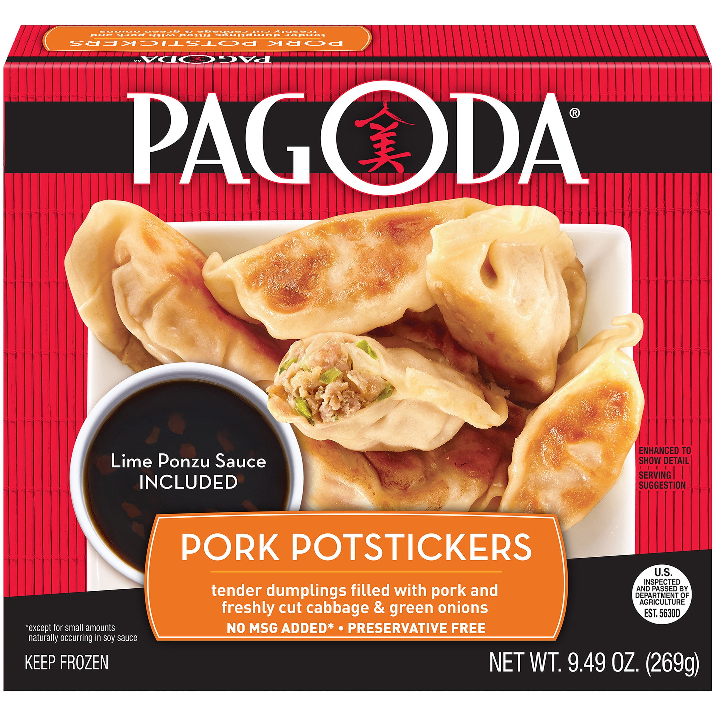 Pagoda™ Pork Potstickers 9.49 oz. Box