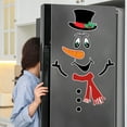 thumbnail image 4 of LEFTHIGH Home Christmas Snowman Expression Magnetic Refrigerator Sticker Holiday Decoration DIY Garage Door Wall Sticker Gifts, 4 of 6