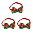 thumbnail image 2 of Greeniant Collares para mascotas Corbata para perros Corbata para perros de Navidad Festival Ornamental Accesorios para mascotas de moda Type1 NO1, 2 of 6