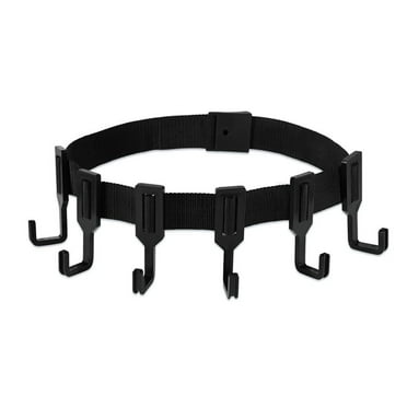Tree Stand Bow Hanger & Gear Hooks - 3 Metal Hooks + Bow Hanger, No Plastic, Adjustable Strap