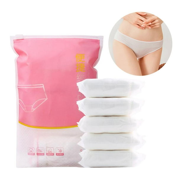 Paquete de 5 ropa interior desechable para mujer Handy Delivery de tiro medio XXXL BLESIY Ropa interior desechable para mujeres Bodega Aurrera en linea
