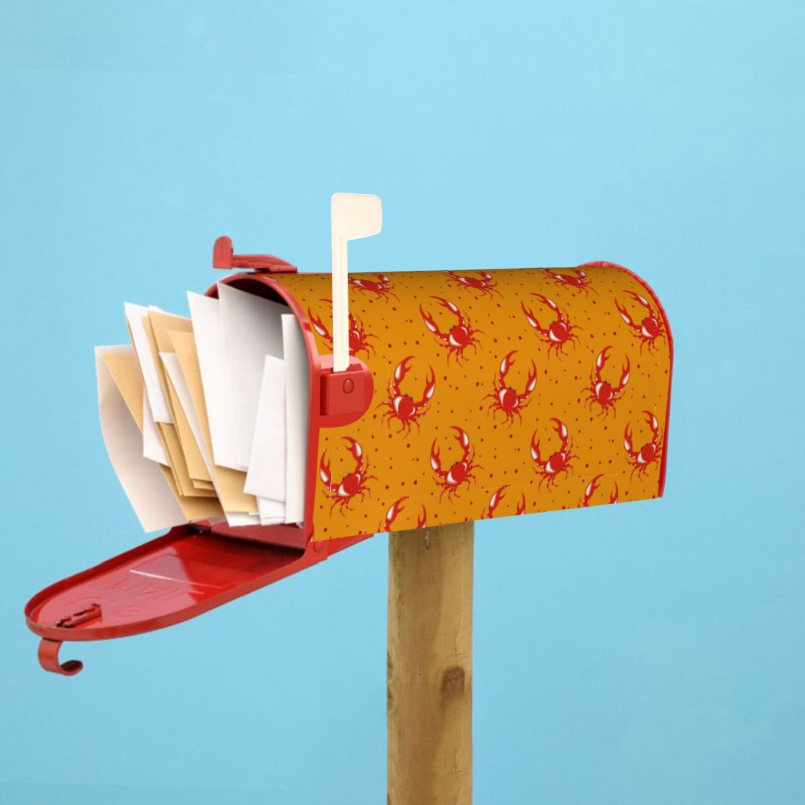 Kdxio Magnetic Mailbox Cover 21x18 in Mailbox Cover Outdoor Decoration Holiday Mailbox Covers for Home Garden Yard-21x18 in