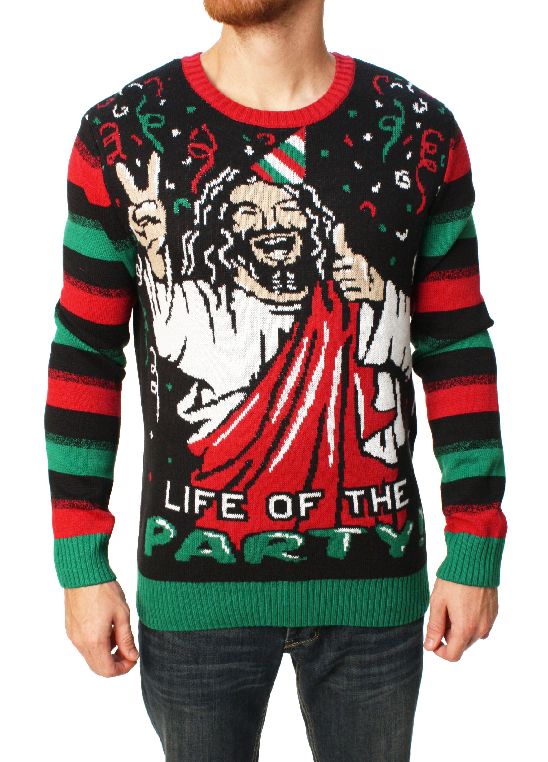 jesus santa sweater