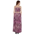 thumbnail image 4 of Bimba 2 Pcs Robe de Plage Sexy pour Femmes Imprimée Smockée Crop Top & Longue Jupe Ensemble, 4 of 7