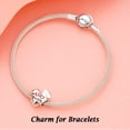 thumbnail image 2 of ROSIANNA 925 Sterling Silver Charm for Bracelets Doctor Nurse Cap Clips Bead Charm Women Bracelet Charm, 2 of 5