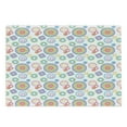 thumbnail image 1 of Colorful Cutting Board, Geometrical Theme Abstract Ornaments with Squares and Circles in Rainbow Colors, Decorative Tempered Glass Cutting and Serving Board, in 3 Sizes, by Ambesonne, 1 of 2