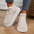 thumbnail image 2 of Womens Winter Boots With Zipper Warm Fur Lined Suede Platform Snow Boots Lightweight Snow Sneaker Boots for Ladies Anti Slip Ankle Boots Fall Boots Sales Clearance, 2 of 13