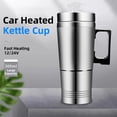thumbnail image 3 of Naierhg Car Electric Kettle Detachable Fast Heating 12/24V 300ml Stainless Steel Electric Car Heated Kettle Cup for Water Tea Coffee Milk, 3 of 8