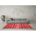 thumbnail image 3 of Ahgly Company Indoor Square Oriental Red Traditional Area Rugs, 8' Square, 3 of 4