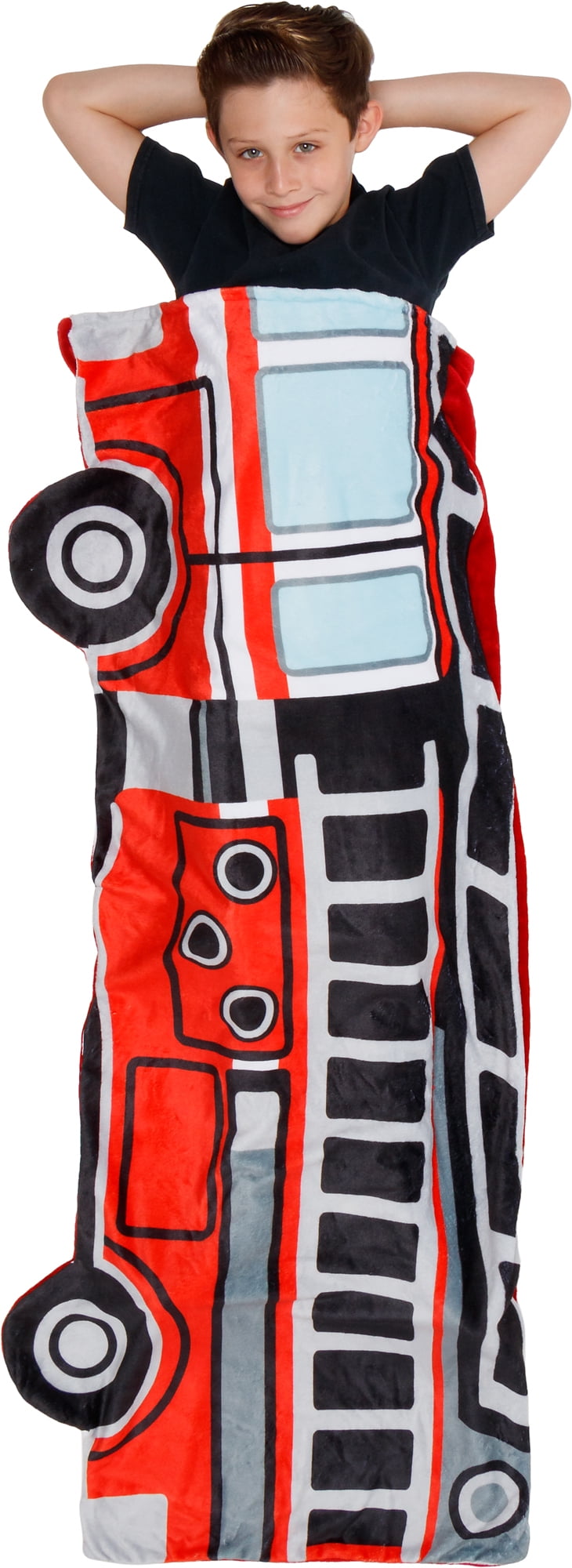 Silver Lilly Fire Truck Sleep Sack Novelty Wearable Rescue Vehicle