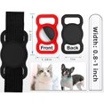 thumbnail image 2 of Airtag Dog Collar Holder | Anti-Lost Locator Silicone air tag Dog Collar,Apple airtag Dog Collar Holder for Pets Child's schoolbags,Fit for airtag cat Collar,airtag Dog Collar.airtag Holder., 2 of 5