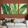 thumbnail image 6 of Shadudu Banana Leaf Triptych Set Modern Wall Decor for Living Room Bedroom Office 12"x16"x3pcs, 6 of 6