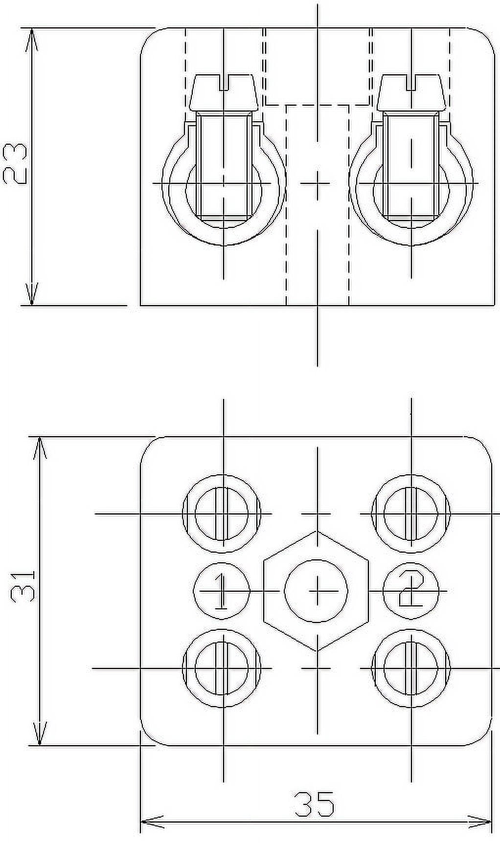 TB2J-30 30 Piece Pack of Terminal Blocks