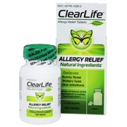 ClearLife Tablets - Allergy Relief - 100 Tablets Homeopathic Allergy Care