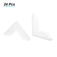 thumbnail image 3 of Uxcell PP Corner Protector L Shape 45x6mm for Ceramic, Glass, Metal Sheets White 24 Pack, 3 of 5