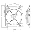 thumbnail image 2 of For Toyota Camry 1997-1999 Replace A/C Condenser Fan Assembly, 2 of 2
