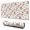 White Christmas Gnome, variant on Long Mouse Pads for Desk,White Christmas Santa Pattern Desk Mats on Top Of Desks, Desk Mouse Pad Extra Large with 3mm Non-Slip Base and Stitched Edge for Gaming,Office,Work,Home 31.5x11.8in