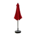 thumbnail image 3 of Bellini UA90AZA219 9 ft. Market Umbrella with Windvent, Automatic Tilt Dura-Fast, Red, 3 of 11