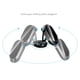 thumbnail image 4 of Soporte de Teléfono Inteligente Injueey para Automóvil Giratorio 360 Grados Negro, 4 of 6
