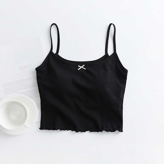 Pijama de manga corta para mujer, de verano, color liso, con tirantes y acolchado en el pecho, ropa interior sin mangas y pijama. Blusa de poliéster para mujer.