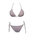 thumbnail image 1 of Traje de Baño Ocean Pacific para Mujer Bikini con Cintas ajustables en Costados y Cuello Rosa Talla G 2 Piezas, 1 of 4