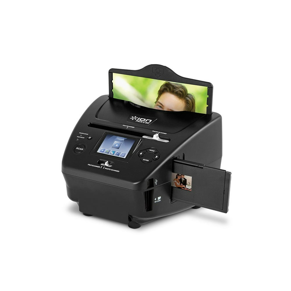 ION Pics 2 SD Photo, Slide and Film Scanner with SD card Walmart