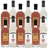 Nkd Distillery Whiskey 6 Pack Alternative Premium Non-Alcoholic Spirit 750 ML Bottles w 6 Pack Owen’s Mixers Ginger Beer 750 ML Bottles - Perfect for Mocktails - A