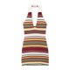 thumbnail image 3 of HH TRAF 2024 Vestidos de estilo playero para mujer Vestido de punto de verano sin mangas con escote en V multicolor y espalda descubierta para mujer, 3 of 5