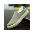 thumbnail image 4 of Gomelly Mens Canvas Shoes Slip On Loafers Casual Sneakers Comfortable Boat Shoes Green 9, 4 of 8