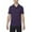 Dark Heather Plum, variant on 32 Degree Cool Mens Green Space Dye Polo Shirt, Large