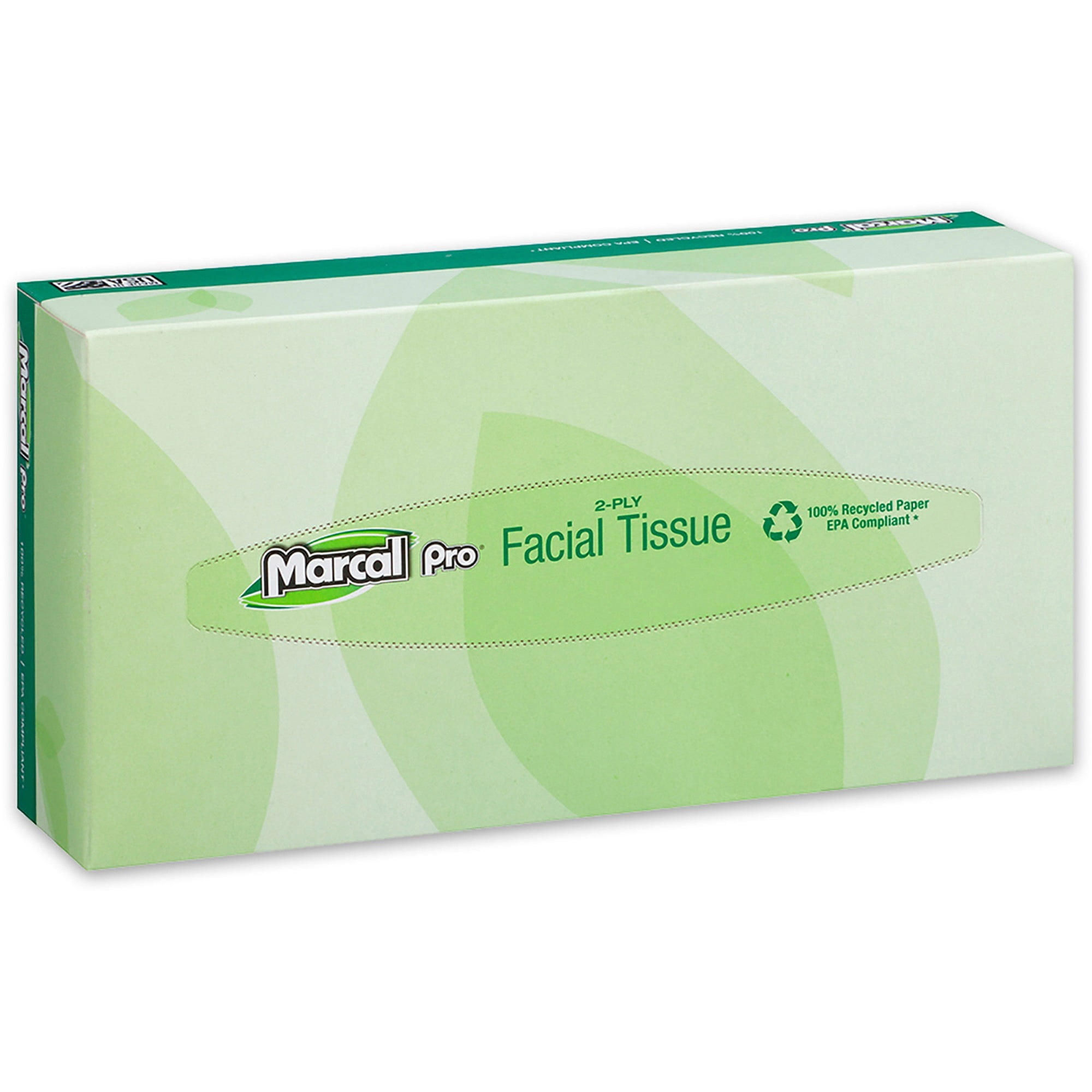 Marcal Facial Tissue 2-Ply Soft 4-1/2"x8-3/5"x1-4/5" 100 SH/BX WE 2930BX 