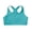 Mint Green, variant on TiaoBug Kids Girls Sports Bra Sleeveless Crisscross Back Yoga Crop Top