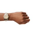 thumbnail image 4 of Fossil Scarlette Mini Reloj de cuarzo de acero inoxidable con tres manecillas para mujer Color: Oro/Plata (Modelo: ES4949), 4 of 5