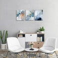 thumbnail image 7 of HFDF Canvas Wall Art For Living Room Abstract Wall Decor For Modern Office Wall Decorationsk Paintings Fashion Abstract Pictures Artwork Canvas Art Prints Kitchen Home Decor 3 Piece 12x18inch Framed, 7 of 7