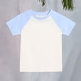thumbnail image 6 of EnJoCho 1-14Y Baby Baseball Tee Raglan T Shirt Toddler Boys Girls Kids Blouse Short Long Sleeve Casual Crew Neck Sporty Sleeve Options Youth, 6 of 7