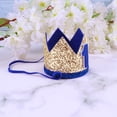 thumbnail image 3 of Corona de cumpleaños infantil para el primer cumpleaños, corona azul con el número 1 impreso, diadema, accesorios para fiestas, 3 of 7