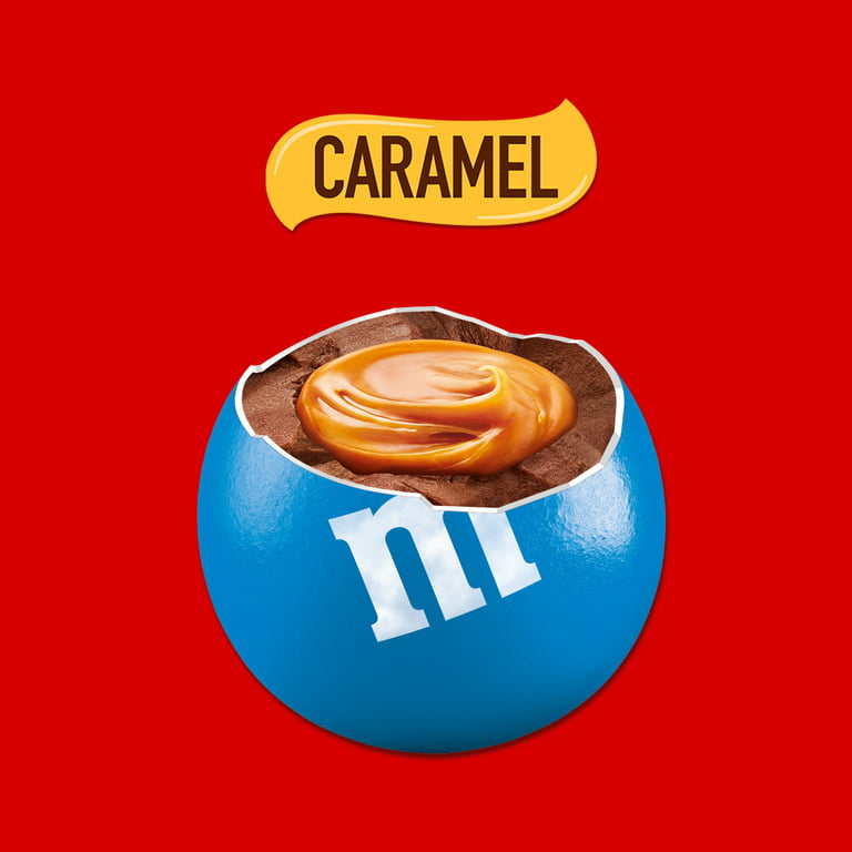 M&M'S Caramel Milk Chocolate Candy Sharing Size Resealable Bag
