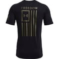 thumbnail image 3 of Camiseta Under Armour New Freedom negra XS para hombre, 3 of 5