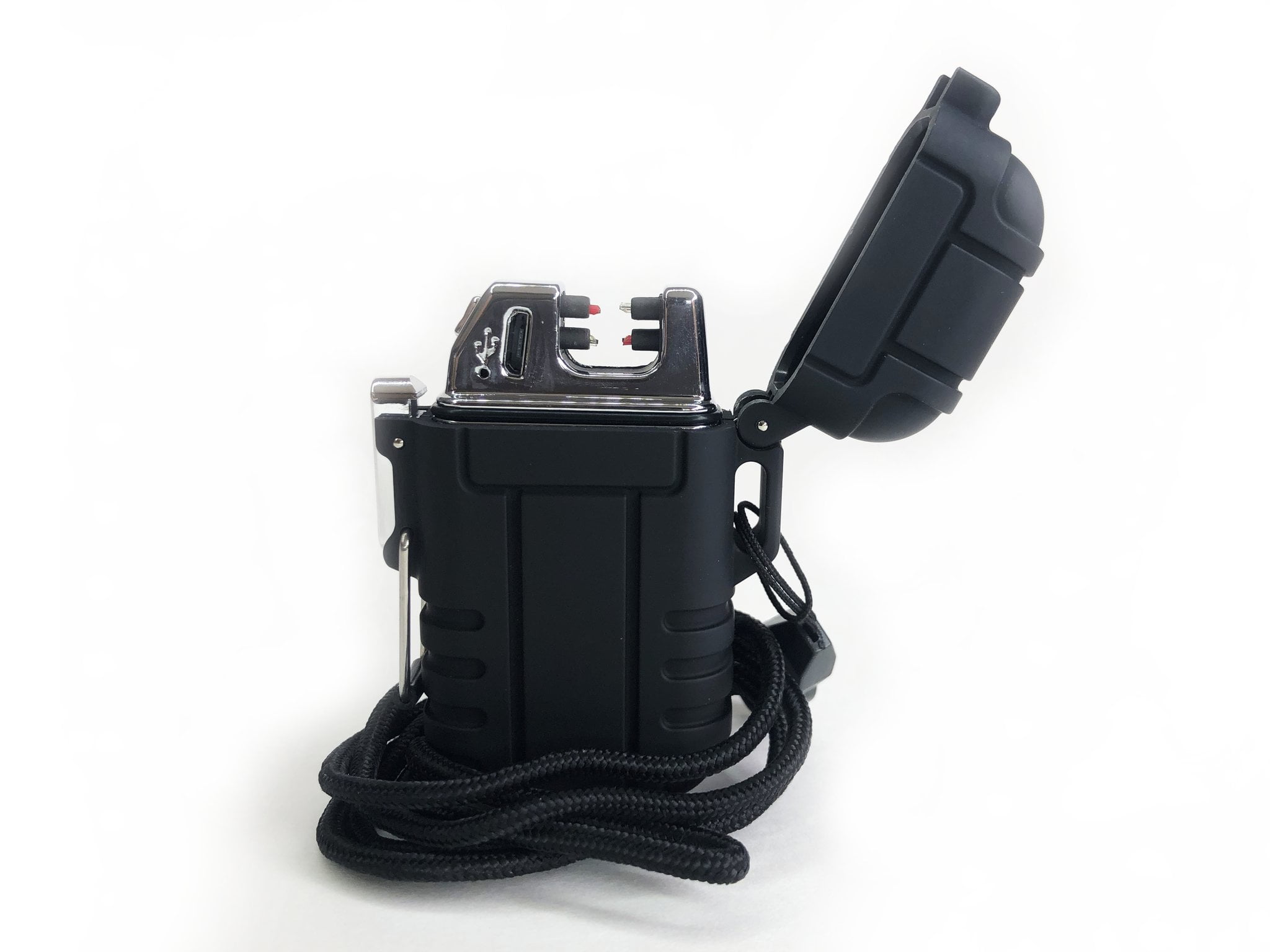 Black Beard Fire Plasma Arc Lighter, Black/Yellow