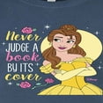 thumbnail image 3 of Disney Beauty & The Beast - Belle - Never Judge A Book By Its' Cover - Juniors Fitted Graphic T-Shirt, 3 of 5
