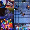 thumbnail image 3 of Luces solares de cadena YUANXCMXG paquete de 2 12 m 100 luces LED navideñas exteriores 8 modos resistente al agua, 3 of 5