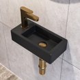 thumbnail image 1 of Soporte de pared DeerValley para lavabo de baño, pequeño rectángulo, 15 x 7 cm, 1 of 9