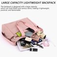 thumbnail image 4 of Nylon Crossbody Bags for Women Shoulder Tote Bag Waterproof Messenger Bag Satchel Women's Handbags Purses - Pink, 4 of 6